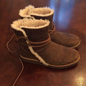 Women’s Sherpa line Ugg boots.
